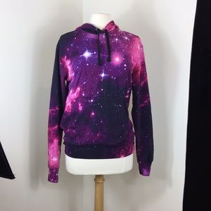 For Human Peoples Skater Galaxy Hoodie Ladies